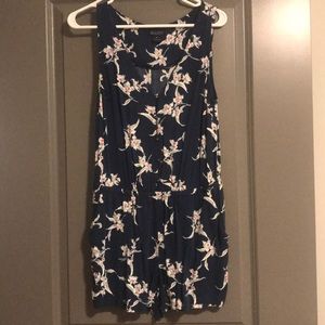 Navy & Floral Lucky Brand Romper